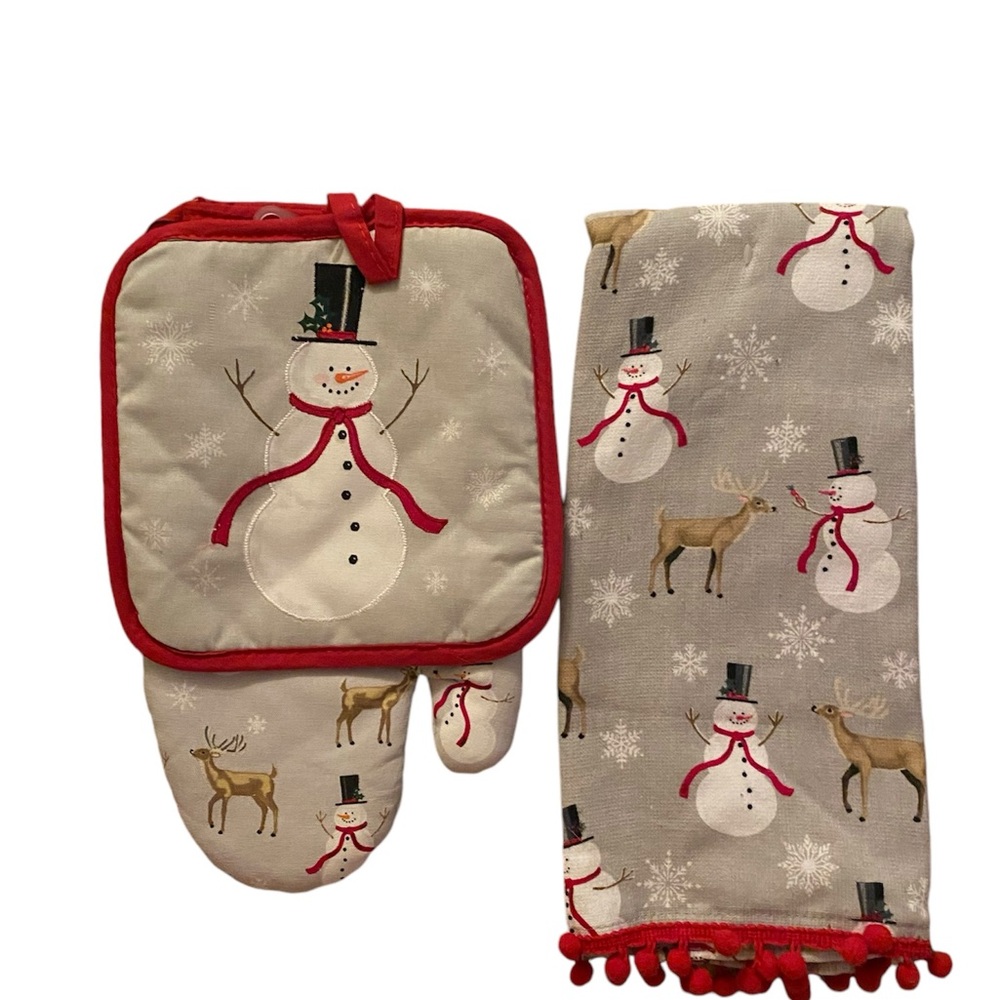 Set a three theme snowman